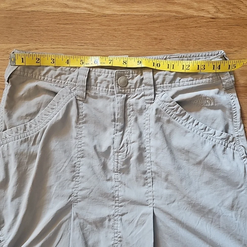 The North Face Women's Size 6 Tan Khaki Outdoor Cargo Nylon Hiking Outdoor Skirt - Picture 6 of 12